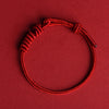 Red String Eight Stranded Rope Strength Bracelet