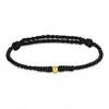 999 Gold Bead Rope Bracelet Handmade