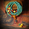 108 Bead Turquoise Mala Bracelet Tibetan Style