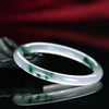 Jade Floating Flower Luck Bracelet Bangle