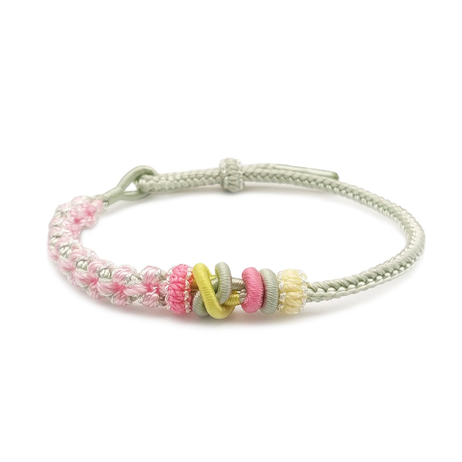 Handmade Braided Chinese Knot Bracelet with Traditional Motifs