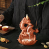 Dragon Lotus Pattern Strength Protection Ceramic Incense Burner Decoration