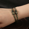 Brass Pixiu Cuff Bracelet with Wealth Charm