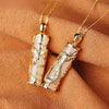 Jade Dragon Phoenix Blessing Harmony Necklace Pendant