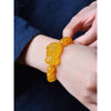 Yellow Chalcedony Pixiu Wealth Bracelet