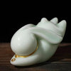 Ceramic Cat Incense Burner Cute Animal Decoration