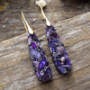 Natural Emperor Stone Geometric Anti-Stress Earrings