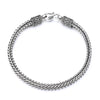 Vintage Dragon Keel Braided Twisted Design Wealth Buckle Bracelet