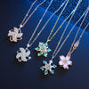 Rotating Cherry Blossom Necklace 925 Sterling Silver