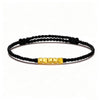999 Gold Sugar Cube Braided Bracelet