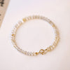3mm Crystal Bracelet with Gold-Tone Clasp