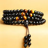 108 Mala Bracelet Black Obsidian Ice Obsidian Fulfilment