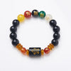 Five Elements Agate Bracelet with Birth Year Charms