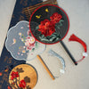 Embroidered Round Hand Fan with Tassel, Chinese Classical Style