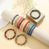 Natural Stone Bead Bracelet, 8mm Round Gemstone