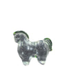 Crystal Glass Horse Figurine, Chinese Zodiac Animal Decoration