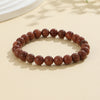 Natural Stone Bead Bracelet, 8mm Round Gemstone