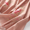 Embroidered Wool Shawl with Tassels, Winter Scarf Wrap
