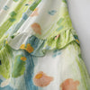 Women's Sleeveless Dress Summer Floral Print A-Line Maxi