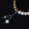 Green Sandalwood and White Bodhi Seed Bracelet
