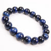 Natural Tiger Eye Bracelet, Polished Stone Beads