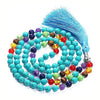 Natural Stone 108 Beads Necklace Yoga Meditation Mala