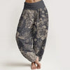 Women's Harem Pants Elastic Waist Floral Print Casual Yoga Trousers