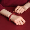 Double PiXiu Cinnabar Bracelet with Om Mani Padme Hum