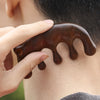 Green Sandalwood Massage Comb with Tassel