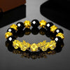 Feng Shui Double Pi Xiu Obsidian Wealth Bracelet