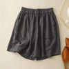 Women's Elastic Waist Straight Leg Shorts