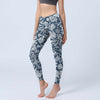 Splash-ink Landscape Print Yoga Leggings Women's High Waist Fitness Pants