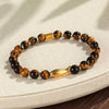 Tiger Eye Fish Charm Bracelet