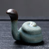Ceramic Chinese Zodiac Tea Pet, Celadon or Ge Kiln Glaze