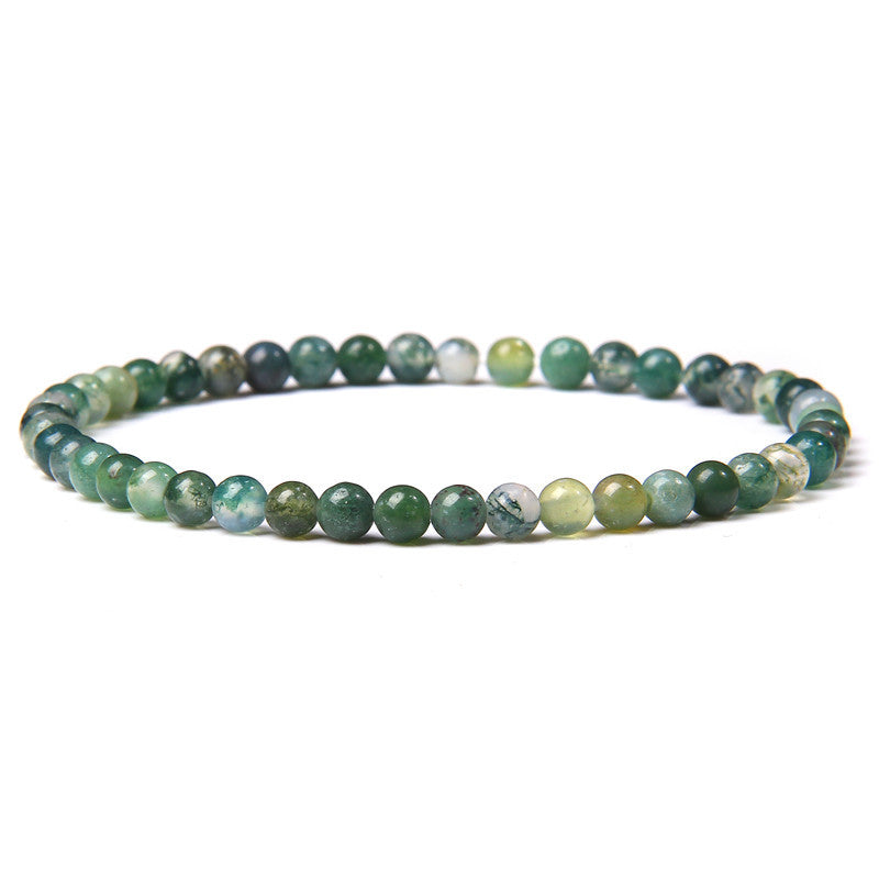 4mm Various Stone Crystal Mini Beads Bracelet