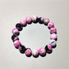 Galaxy Agate Bracelet, Cosmic Stone Beads