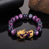 Pixiu Color-Change Beaded Bracelet for Fortune and Protection