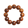 Lightning Struck Jujube Wood Bracelet Engraved Taoist Protection Beads