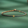 Colorful Rope Coin Bead Extra Thin Braided Bracelet