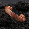 Rustic Copper Balance Magnetic Cuff Bracelet