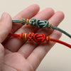Handmade Adjustable Cord Bracelet with Yuanbao Knot