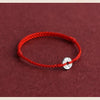 Emperor Coin Red String Bracelet for Luck and Protection
