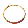 Handwoven Multicolor Dragon Scale String Bracelet