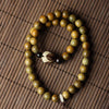 Green Sandalwood Bodhi Seed Lotus Bracelet