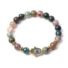 Tiger Eye Beads Evil Eye Courage Bracelet