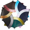 Gradient Color Hollow Engraved Handheld Folding Fan