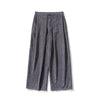 Men's Wide Leg Pants Solid Color Corduroy Trousers With Pockets