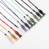 Carved Fish Stone Pendant Necklace, Natural Gemstone Charm
