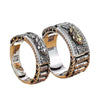 Pixiu Spinner Couple Ring, Adjustable Open Band