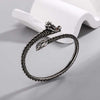Open Dragon Bangle Bracelet with Scale Pattern